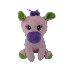 A & A Global Pink/Purple/Green Giraffe  Plush 10" Stuffed Animal  2022
